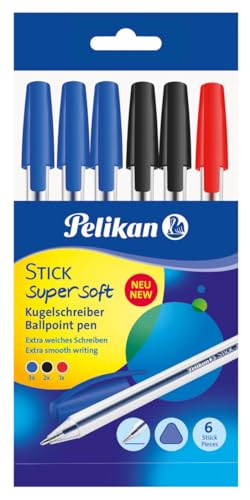 Pelikan Kugelschreiber Stick K86s super soft, 6 Stück sortiert im Polybeutel Pelikan Kugelschreiber Stick K86s super soft, 6 Stück sortiert im Polybeutel von Pelikan