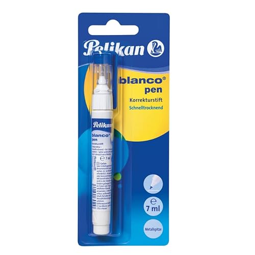 Pelikan 300902 Korrekturstift Blanco, Weiß, 7ml, 10 Stück Pelikan 300902 Korrekturstift Blanco, Weiß, 7ml, 10 Stück von Pelikan