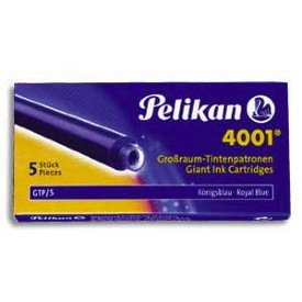 Pelikan 310748 - PelikanTintenpatronen groß, königsblau (10, 1 - Pack) von Pelikan
