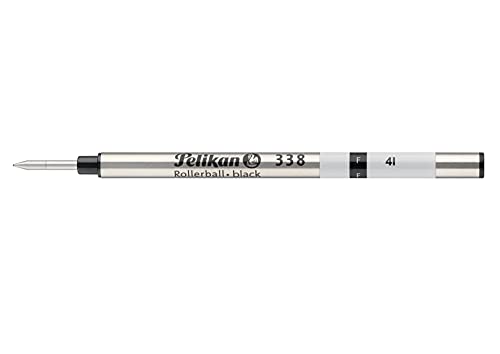 Pelikan 338F 10 Stück Minen für Kugelschreiber, Schwarz 908483 von Pelikan