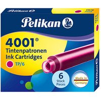 Pelikan 4001 TP/6 Tintenpatronen für Füller pink 6 St. von Pelikan