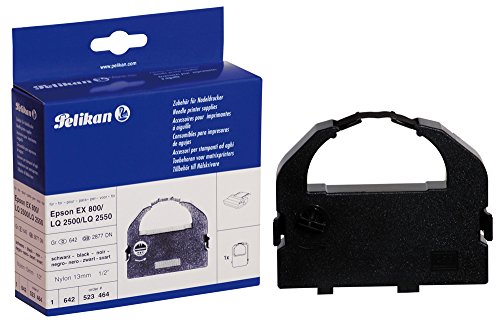 Pelikan 523464 Farbband Nylon, HD 642 Epson EX 800/LQ 2500/2550 Stück, schwarz von Pelikan