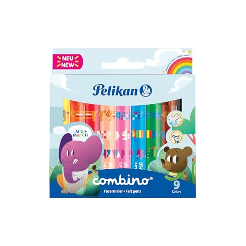 Pelikan Fasermaler, Combino, 9 Stück (1er Pack) Pelikan Fasermaler, Combino, 9 Stück (1er Pack) von Pelikan