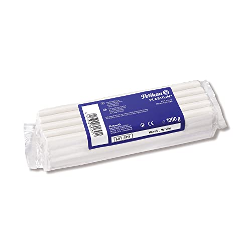 Pelikan 601393 - Knete Plastilin, 1 kg, weiß Pelikan 601393 - Knete Plastilin, 1 kg, weiß von Pelikan