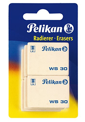 Pelikan 620021 Kautschuk-Radierer WS30, 6 Stück von Pelikan