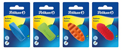 Pelikan 622613 Design-Softradierer, 4 Verschiedene Farben und Formen - Keine Auswahl möglich!, 1 Stück von Pelikan
