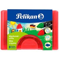 Pelikan 665/8 Wachsmalstifte farbsortiert, 8 St. von Pelikan