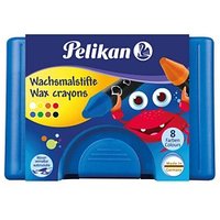 Pelikan 666/8 Wachsmalstifte farbsortiert, 8 St. Pelikan 666/8 Wachsmalstifte farbsortiert, 8 St. von Pelikan