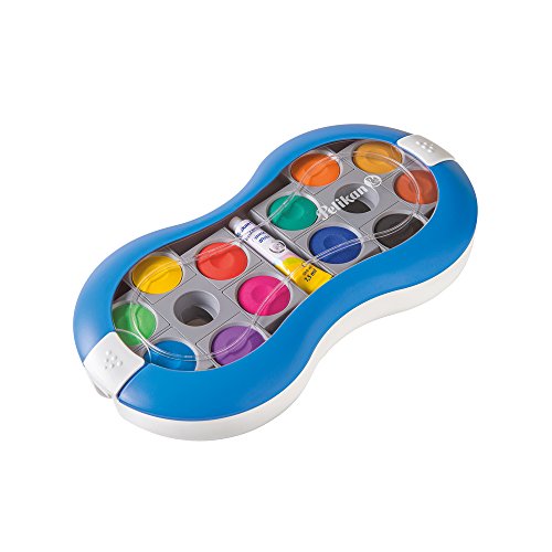 Pelikan 700023 Deckfarbkasten Space+, 24 Farben mit integrierter Mischpalette, Farbe: Blau, 1 Stück Pelikan 700023 Deckfarbkasten Space+, 24 Farben mit integrierter Mischpalette, Farbe: Blau, 1 Stück von Pelikan