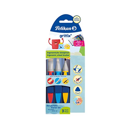 Pelikan 700726 Pinsel-Set, griffix mit Band, 3 Stück Pelikan 700726 Pinsel-Set, griffix mit Band, 3 Stück von Pelikan