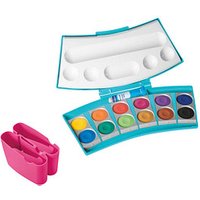 Pelikan 735PC/12 ProColor Wasserfarbkasten 2 Wasserboxen + Deckweiß und 12 Farben Pelikan 735PC/12 ProColor Wasserfarbkasten 2 Wasserboxen + Deckweiß und 12 Farben von Pelikan