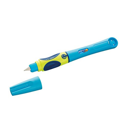 Pelikan 809160 Füller Griffix, für Rechtshänder, Neon Fresh Blue, 1 Stück von Pelikan