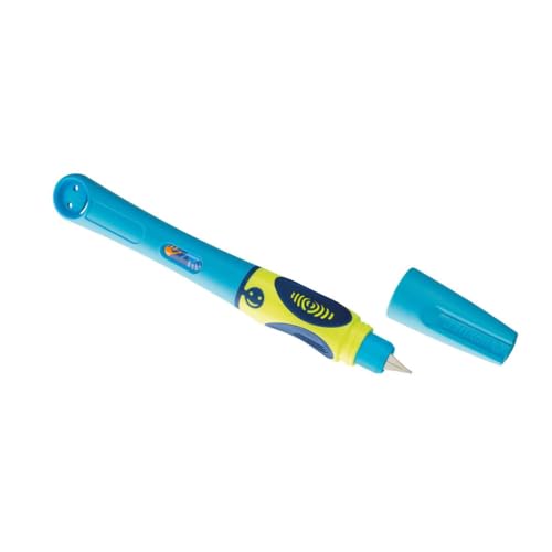 Pelikan 809177 griffix Füllhalter für Linkshänder mit Drehkappe, NeonFreshBlue, 1 Stück in Faltschachtel von Pelikan