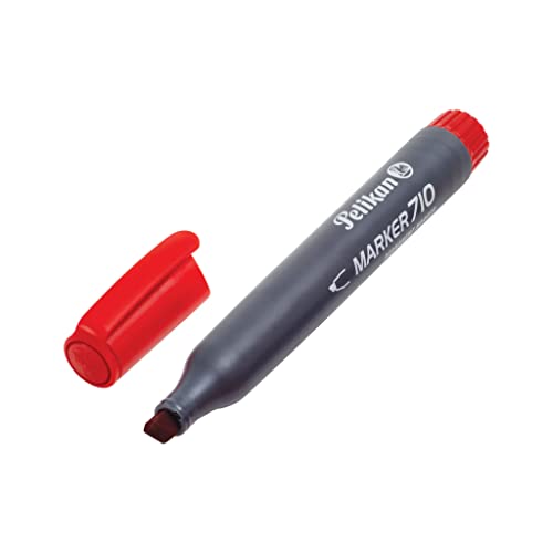 Pelikan 817950 Permanent-Marker 710 mit Meißeldocht, rot, 10 Stück in Faltschachtel Pelikan 817950 Permanent-Marker 710 mit Meißeldocht, rot, 10 Stück in Faltschachtel von Pelikan