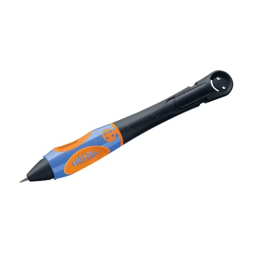 Pelikan griffix Druck-Bleistift für Linkshänder, mit HB Mine, Neon Black, 1 Stück von Pelikan