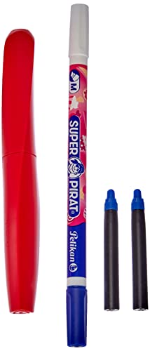 Pelikan 926089 - Set Kugelschreiber Twist + 2 Tintenpatronen KM + 1 Löscher Super Pirat - Grundschule - Grundschule von Pelikan