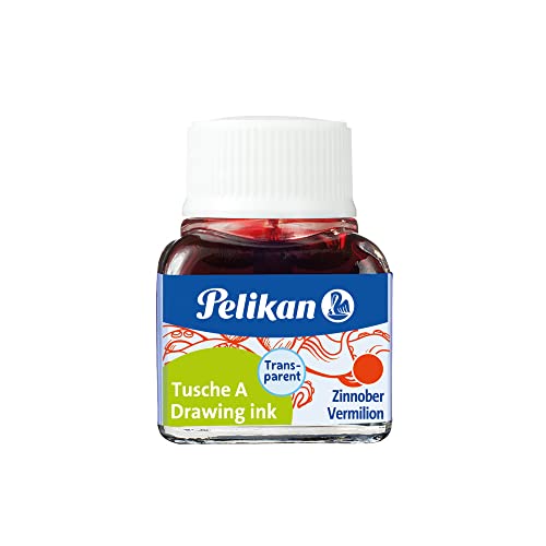 Pelikan A 523 Tusche A, 10 ml, zinnoberrot Pelikan A 523 Tusche A, 10 ml, zinnoberrot von Pelikan