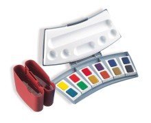 Pelikan Aquarell-Malkasten 725D/12, Kunststoffkasten mit 12 Farben Pelikan Aquarell-Malkasten 725D/12, Kunststoffkasten mit 12 Farben von Pelikan