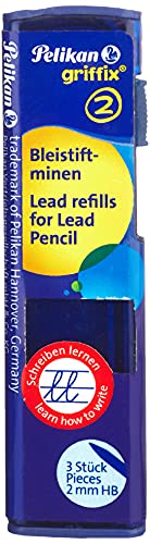 Pelikan B1R Griffix Refills Bleistiftminen Packung mit 3 Minen, Breite, 2 mm Pelikan B1R Griffix Refills Bleistiftminen Packung mit 3 Minen, Breite, 2 mm von Pelikan