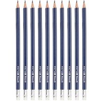 Pelikan Bleistift HB blau mit Radierer, 10 St. von Pelikan