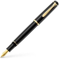 Pelikan Classic P200 Patronenfüller schwarz/gold B (breit) von Pelikan