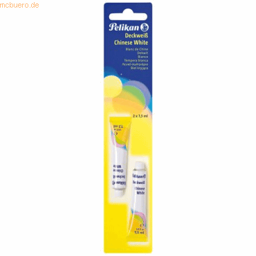 10 x Pelikan Deckweiß 732/3 7,5ml Blister VE=2 Stück 10 x Pelikan Deckweiß 732/3 7,5ml Blister VE=2 Stück von Pelikan