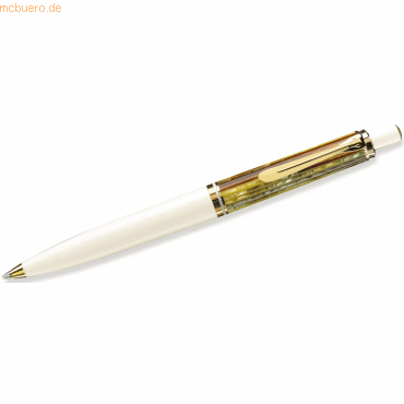Pelikan Druckkugelschreiber Souverän K400 schildpatt-weiß von Pelikan