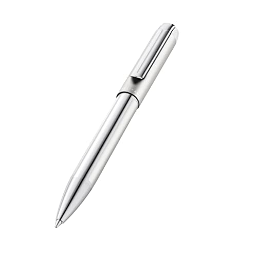 Pelikan Kugelschreiber Pura K40, Silver, hochwertiger Drehkugelschreiber im Geschenk-Etui, 952069, 1 Stück (1er Pack) von Pelikan