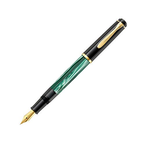 Pelikan Elégance M200 Füllfederhalter, Spitze EF 1,9 x 14,3 x 1,9 cm grün marmoriert Pelikan Elégance M200 Füllfederhalter, Spitze EF 1,9 x 14,3 x 1,9 cm grün marmoriert von Pelikan