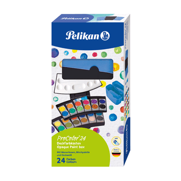 Pelikan Farbkasten ProColor - 24 Farben schwarz/blau von Pelikan