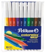 Pelikan Fasermaler Colorella©-Star C302, sortiert, Packung mit 10 Stck von Pelikan