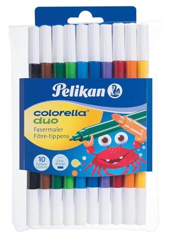 Pelikan Fasermaler Colorella Duo, 1 Set, 10-farbig Pelikan Fasermaler Colorella Duo, 1 Set, 10-farbig von Pelikan