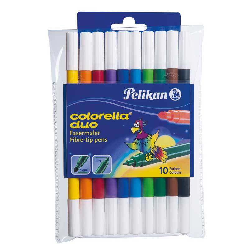 Fasermaler Colorella Duo 10teilig von Pelikan