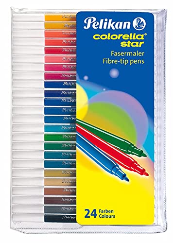 Pelikan Fasermaler Colorella Star, 1 Set, 24-farbig von Pelikan