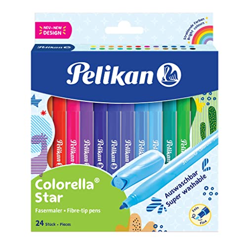 Pelikan Fasermaler Colorella Star C 302, 24 stück in Faltschachtel von Pelikan