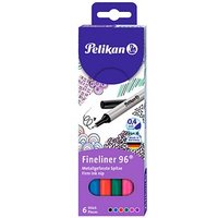 Pelikan Fineliner farbsortiert 0,4 mm, 6 St. von Pelikan