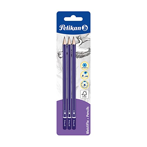 Pelikan 978841 GPHB/3/B Härtegrad HB Bleistifte, Blau, 1 Stück (1er Pack) Pelikan 978841 GPHB/3/B Härtegrad HB Bleistifte, Blau, 1 Stück (1er Pack) von Pelikan
