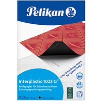 Pelikan Kohlepapier interplastic 1022 G® 404400 DIN A4, 100 Blatt von Pelikan