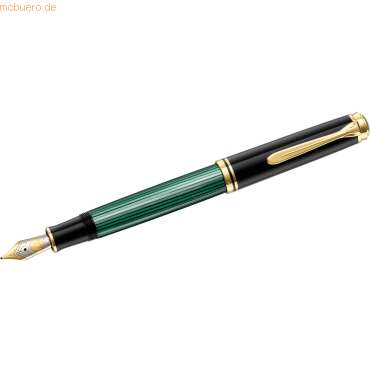 Pelikan Kolbenfüllhalter Souverän M800 Feder B schwarz/grün Pelikan Kolbenfüllhalter Souverän M800 Feder B schwarz/grün von Pelikan