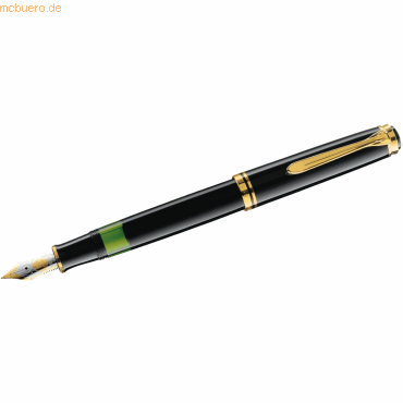Pelikan Kolbenfüllhalter Souverän M800 Feder M schwarz Pelikan Kolbenfüllhalter Souverän M800 Feder M schwarz von Pelikan