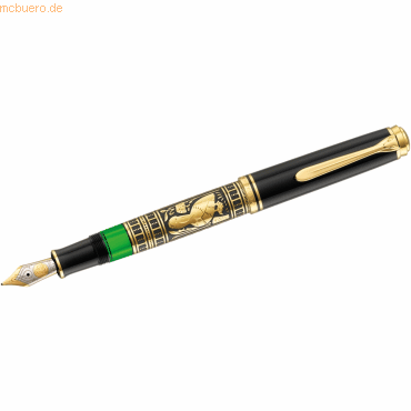 Pelikan Kolbenfüllhalter Toledo M900 Feder M schwarz Pelikan Kolbenfüllhalter Toledo M900 Feder M schwarz von Pelikan
