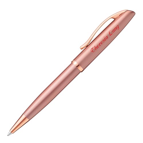 Pelikan Kugelschreiber JAZZ NOBLE ELEGANCE Rose mit Namen farbig personalisiert von Pelikan
