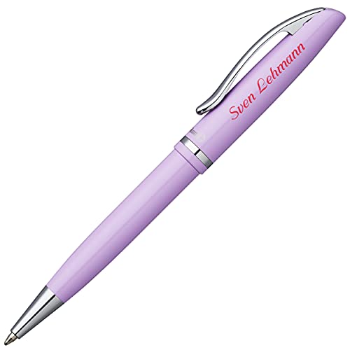 Pelikan Kugelschreiber JAZZ PASTELL Lavendel mit Namen farbig personalisiert von Pelikan