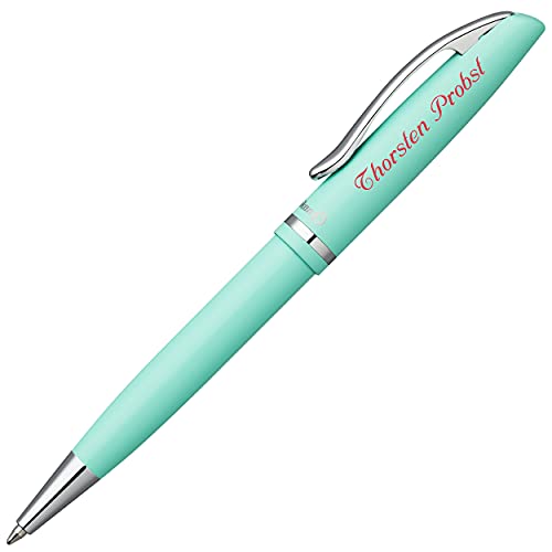 Pelikan Kugelschreiber JAZZ PASTELL Mint mit Namen farbig personalisiert von Pelikan