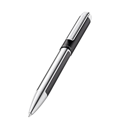 Pelikan Kugelschreiber Pura K40, Anthrazit, hochwertiger Drehkugelschreiber im Geschenk-Etui, 822633, 1 Stück (1er Pack) von Pelikan