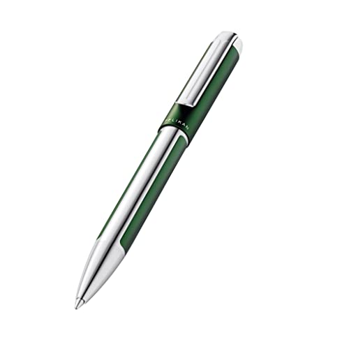 Pelikan Kugelschreiber Pura K40, Waldgrün, hochwertiger Drehkugelschreiber im Geschenk-Etui, 822879 von Pelikan