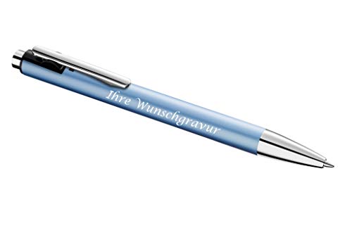 Pelikan Kugelschreiber Snap Metallic mit Gravur / Farbe: frostblau von Pelikan