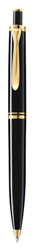 Pelikan Kugelschreiber Souverän 400, Schwarz, hochwertiger Druckkugelschreiber im Geschenk-Etui, 996827 von Pelikan