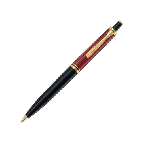 Pelikan Kugelschreiber Souverän 400, Schwarz-Rot, hochwertiger Druckkugelschreiber im Geschenk-Etui, 904995 Pelikan Kugelschreiber Souverän 400, Schwarz-Rot, hochwertiger Druckkugelschreiber im Geschenk-Etui, 904995 von Pelikan