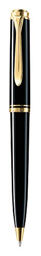 Pelikan Kugelschreiber Souverän 600, Schwarz, hochwertiger Druckkugelschreiber im Geschenk-Etui, 980193 von Pelikan